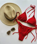 Red Crochet Bikini