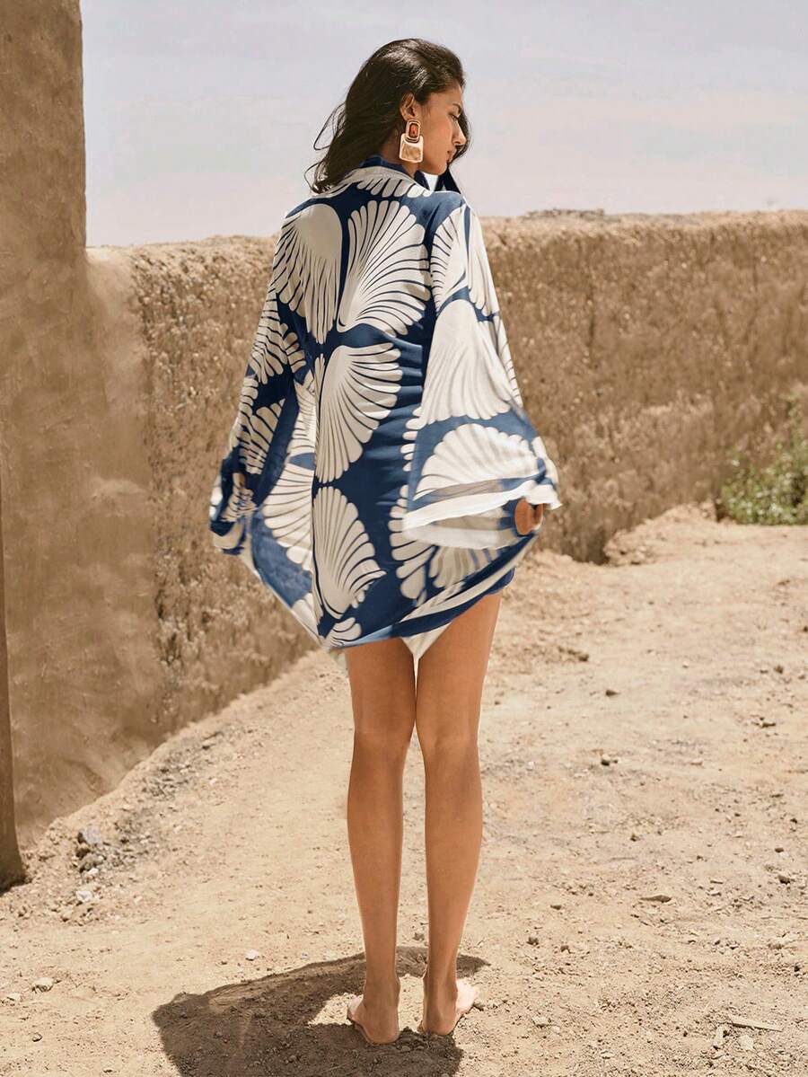Sarah Flowy Beach Coverup Robe